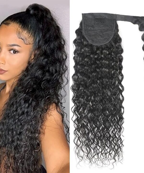 Water Wave Warp Around Ponytail