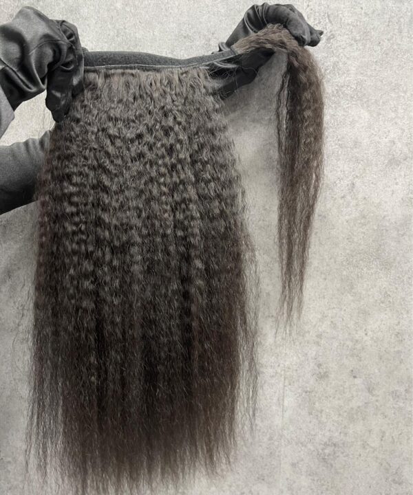 Kinky Straight Warp Around Ponytail