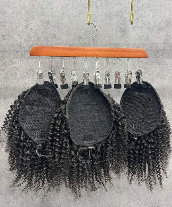 Kinky Curly Warp Around Ponytail