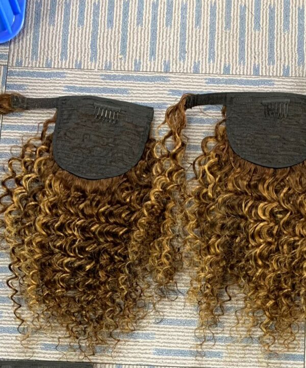 Highlight Deep Wave Warp Around Ponytail