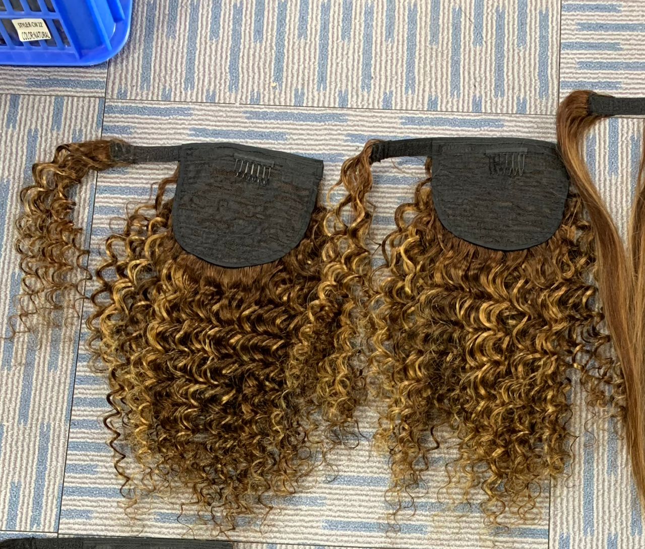 Highlight Deep Wave Warp Around Ponytail