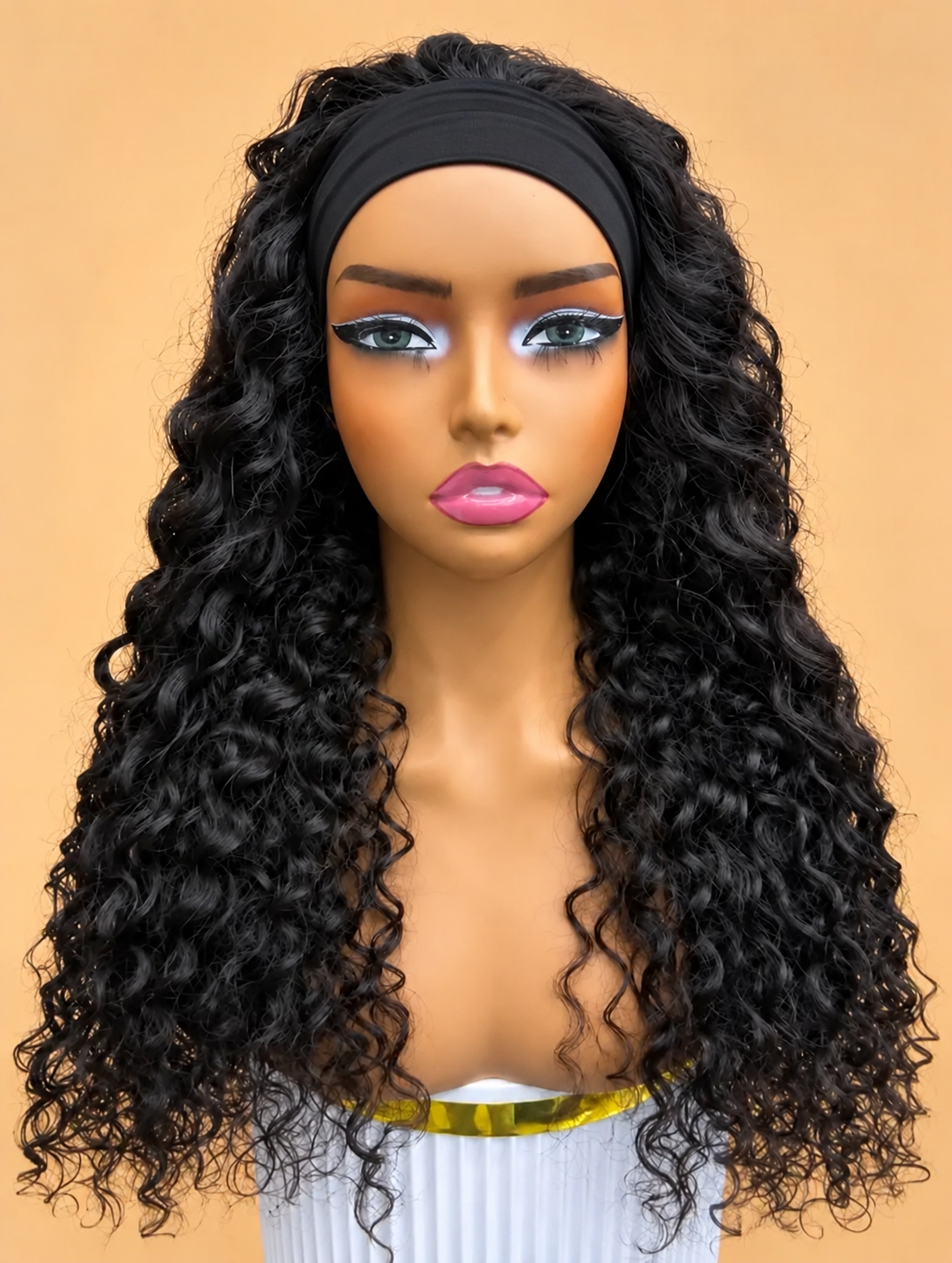 Pixie Curly Headband Wig