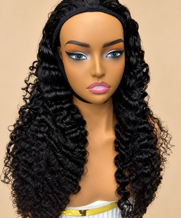 Burmese Curly Flip Over Half Wig