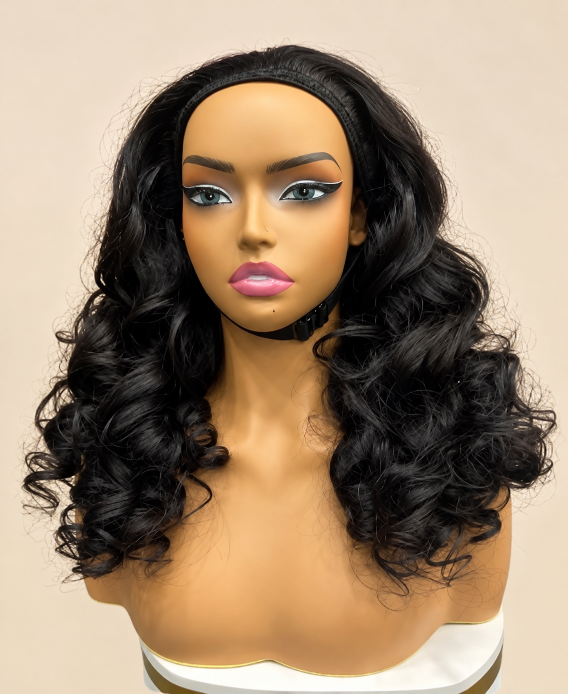 Loose Wave Flip Over Half Wig