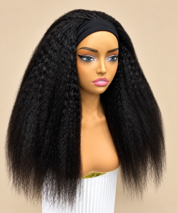Kinky Straight Headband Wig