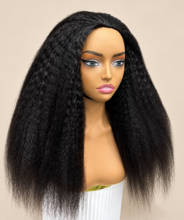 Kinky Straight Flip Over Half Wig